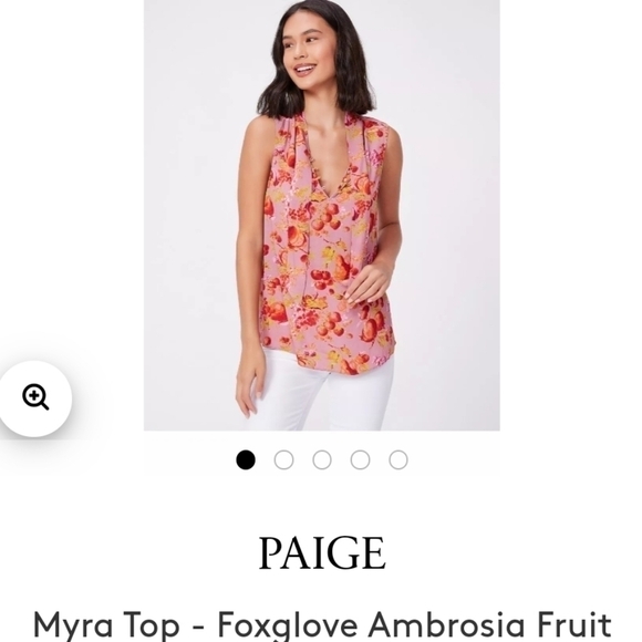 NWT Paige Myra Foxglove Ambrosia Fruit Top - Picture 1 of 11